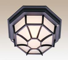  40582 SWI - Benkert 1-Light, Weblike Design, Enclosed Flush Mount Ceiling Lantern Light